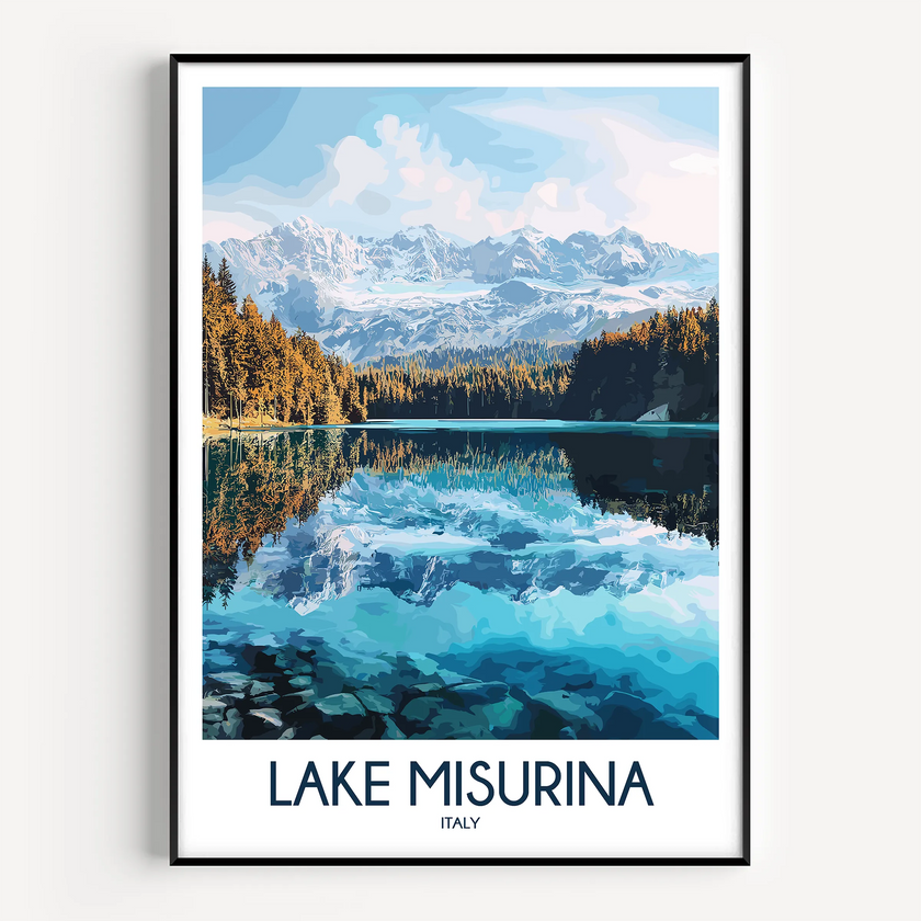 Lake Misurina Gallery Quality Print