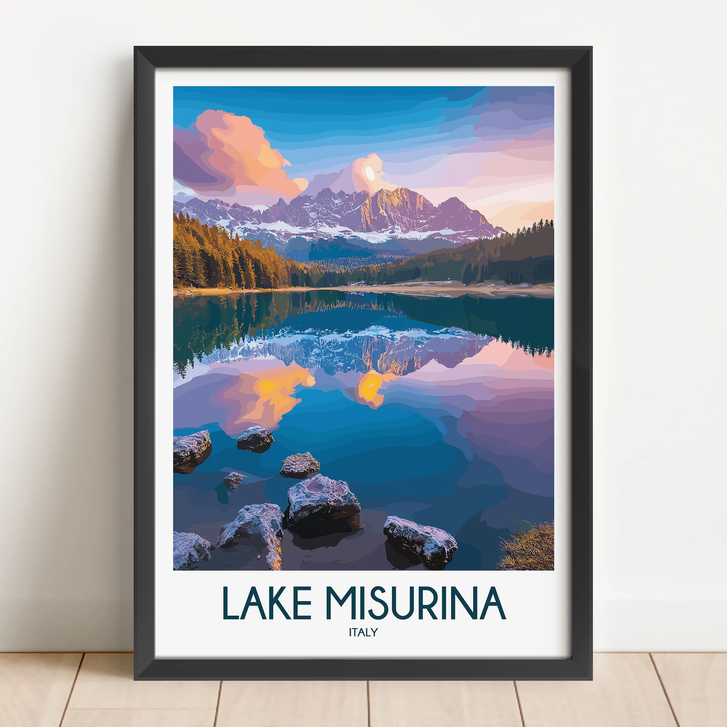 Lake Misurina Home Office Decor