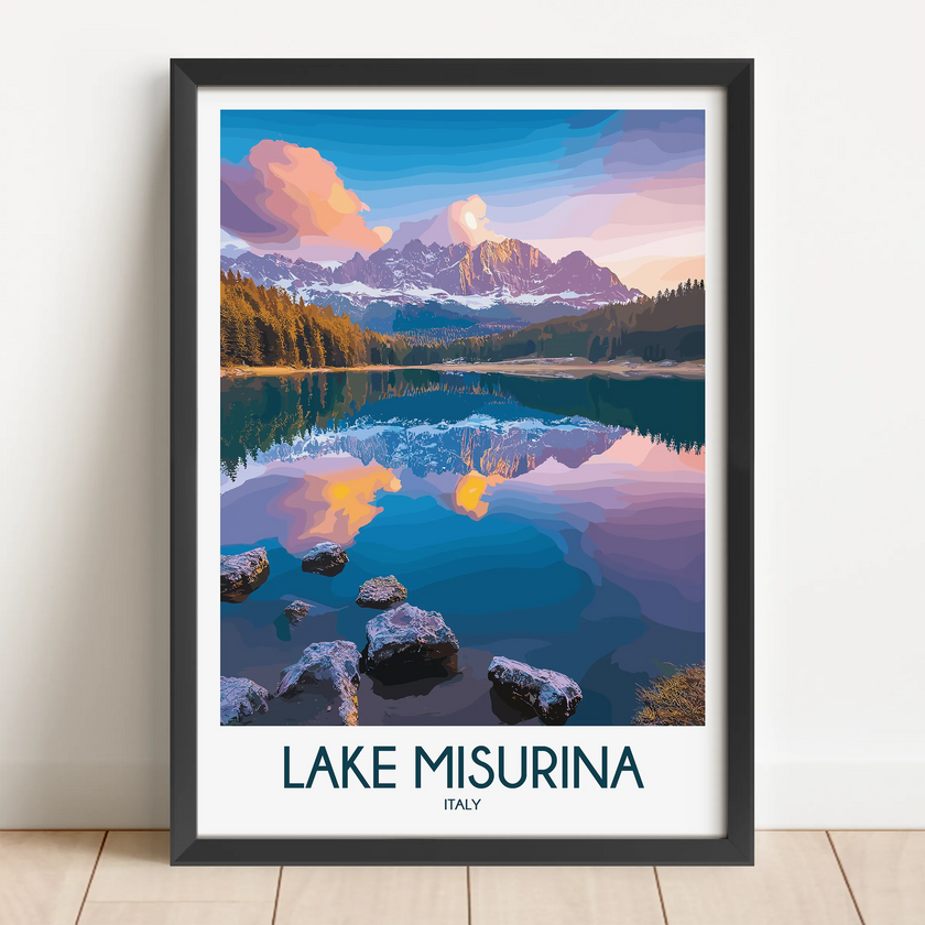 Lake Misurina Home Office Decor