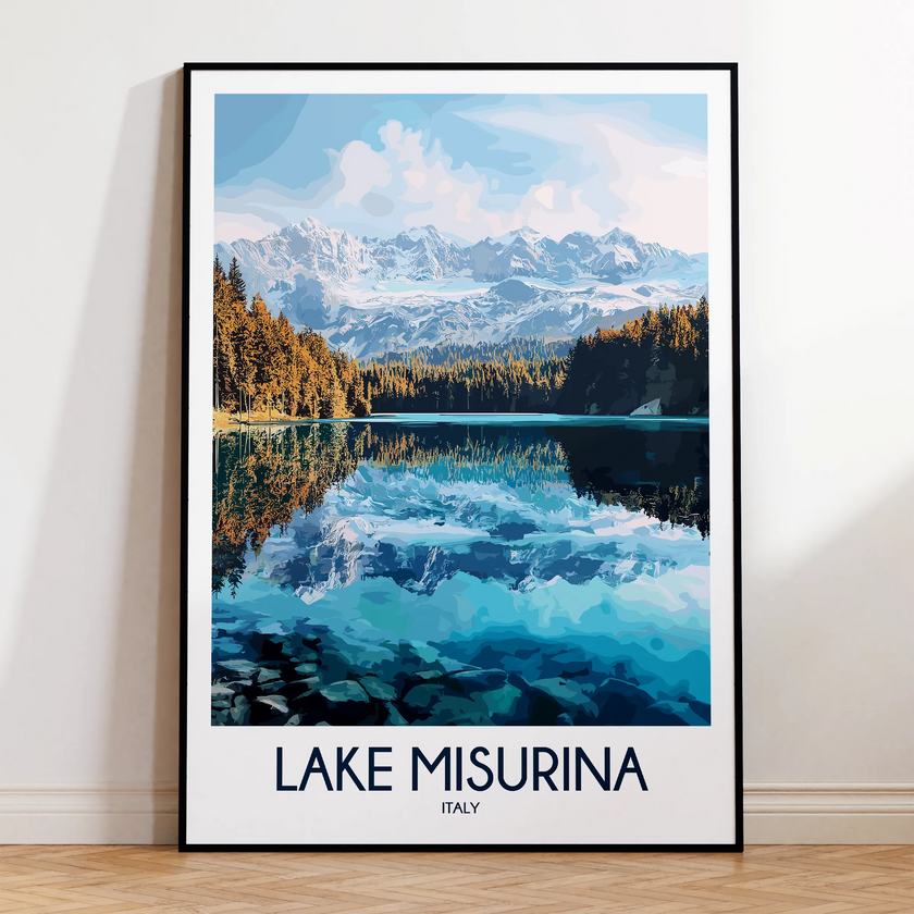 Lake Misurina Home Office Decor