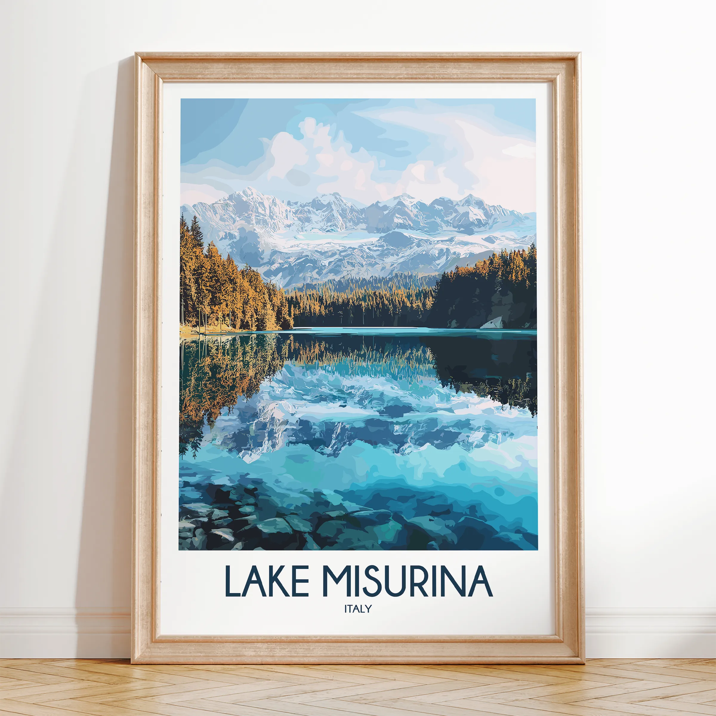 Lake Misurina Travel Memory Gift