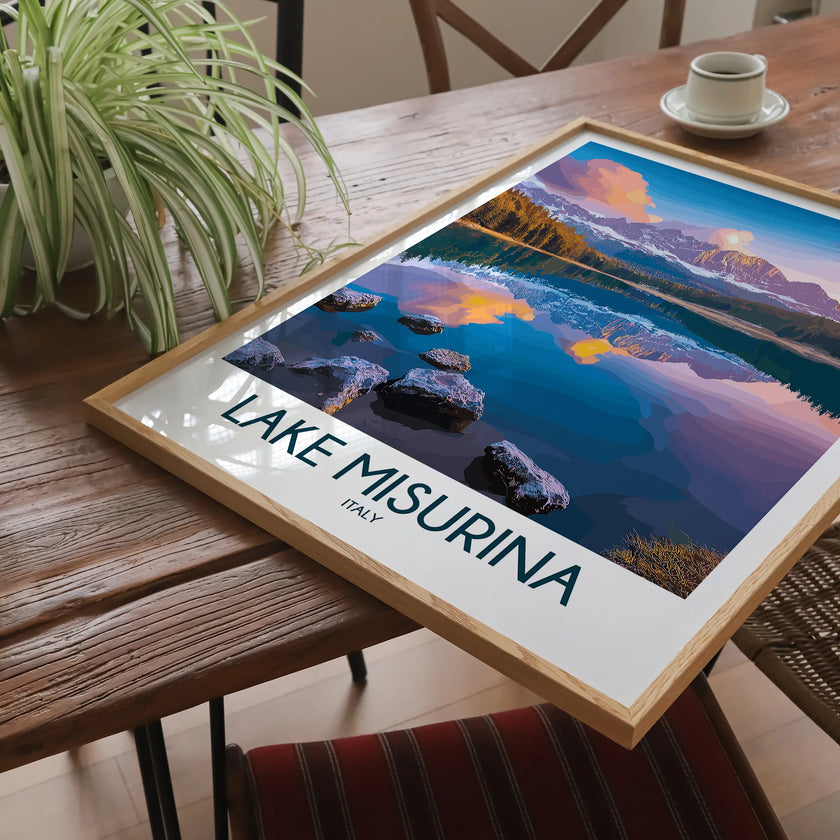 Lake Misurina Travel Memory Gift