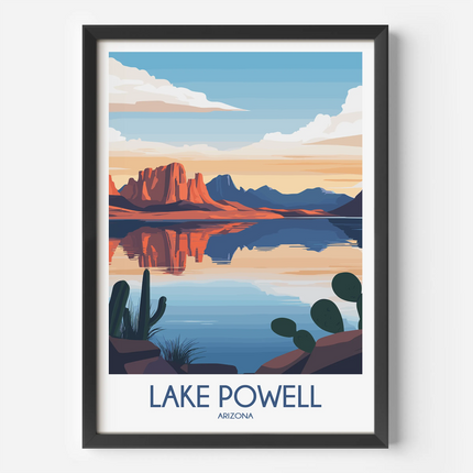 Lake Powell Scenic Landscape Art