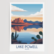 Lake Powell Vintage Style Print