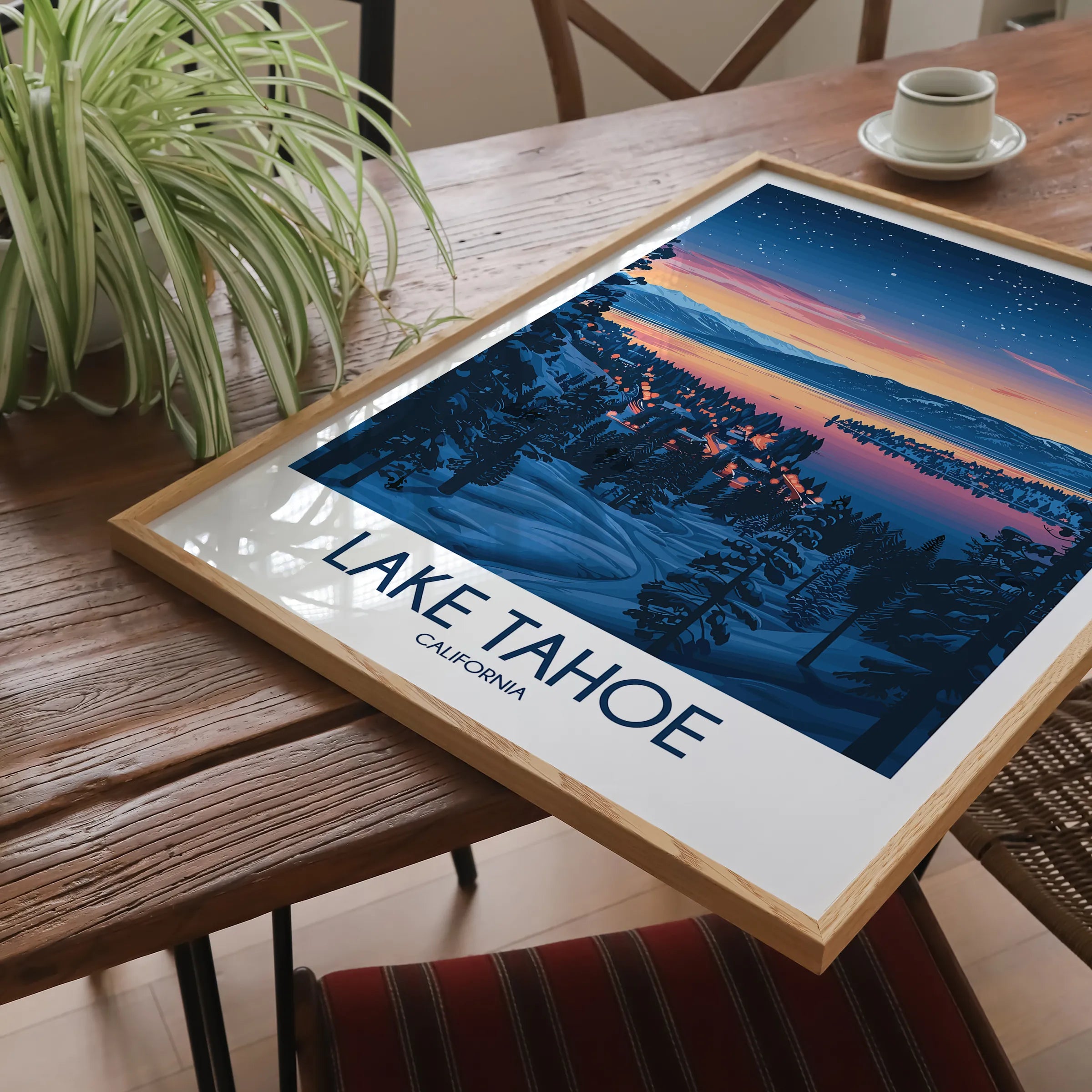 Lake Tahoe Destination Art Gift