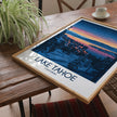 Lake Tahoe Destination Art Gift