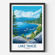 Lake Tahoe Destination Art Gift