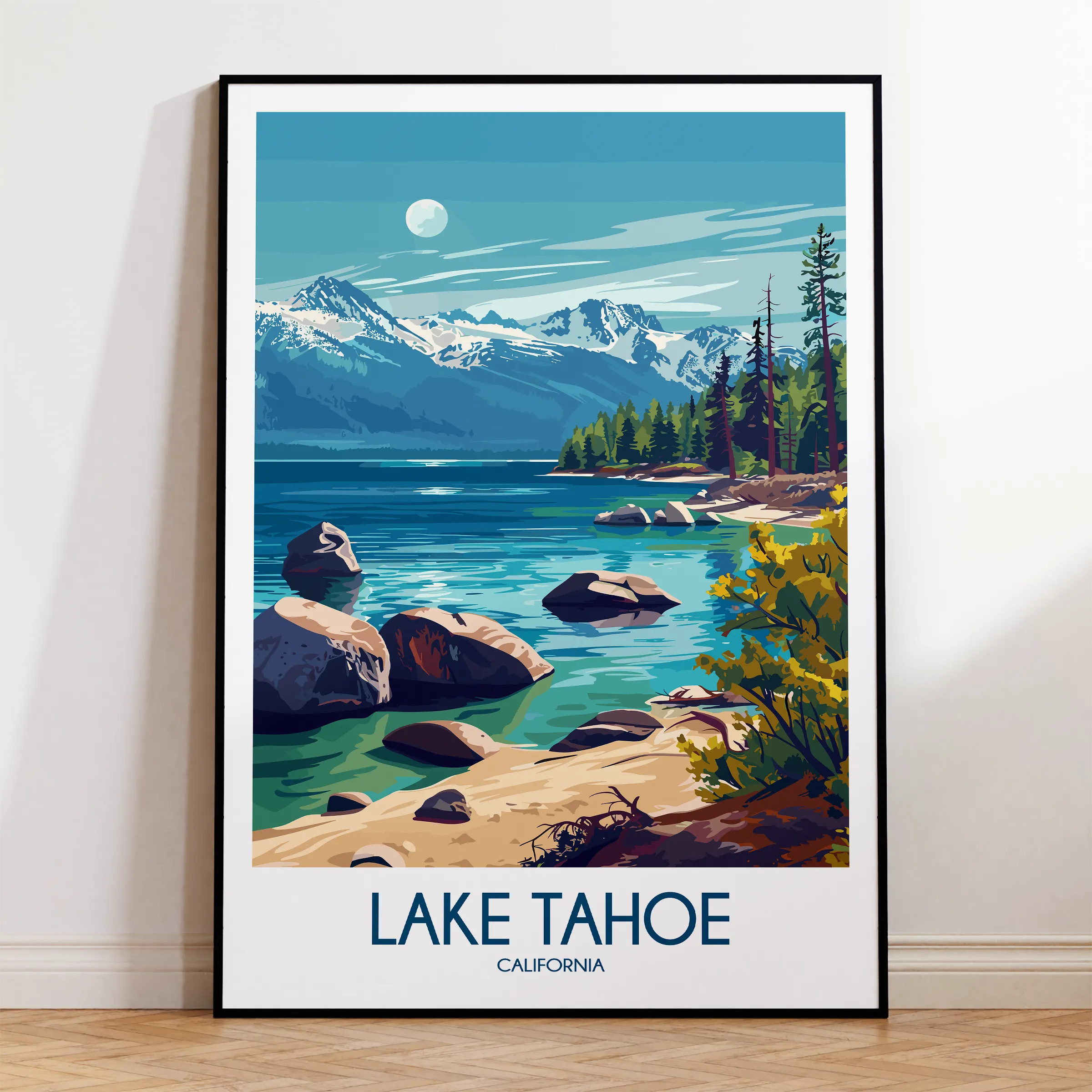 Lake Tahoe Destination Art Gift