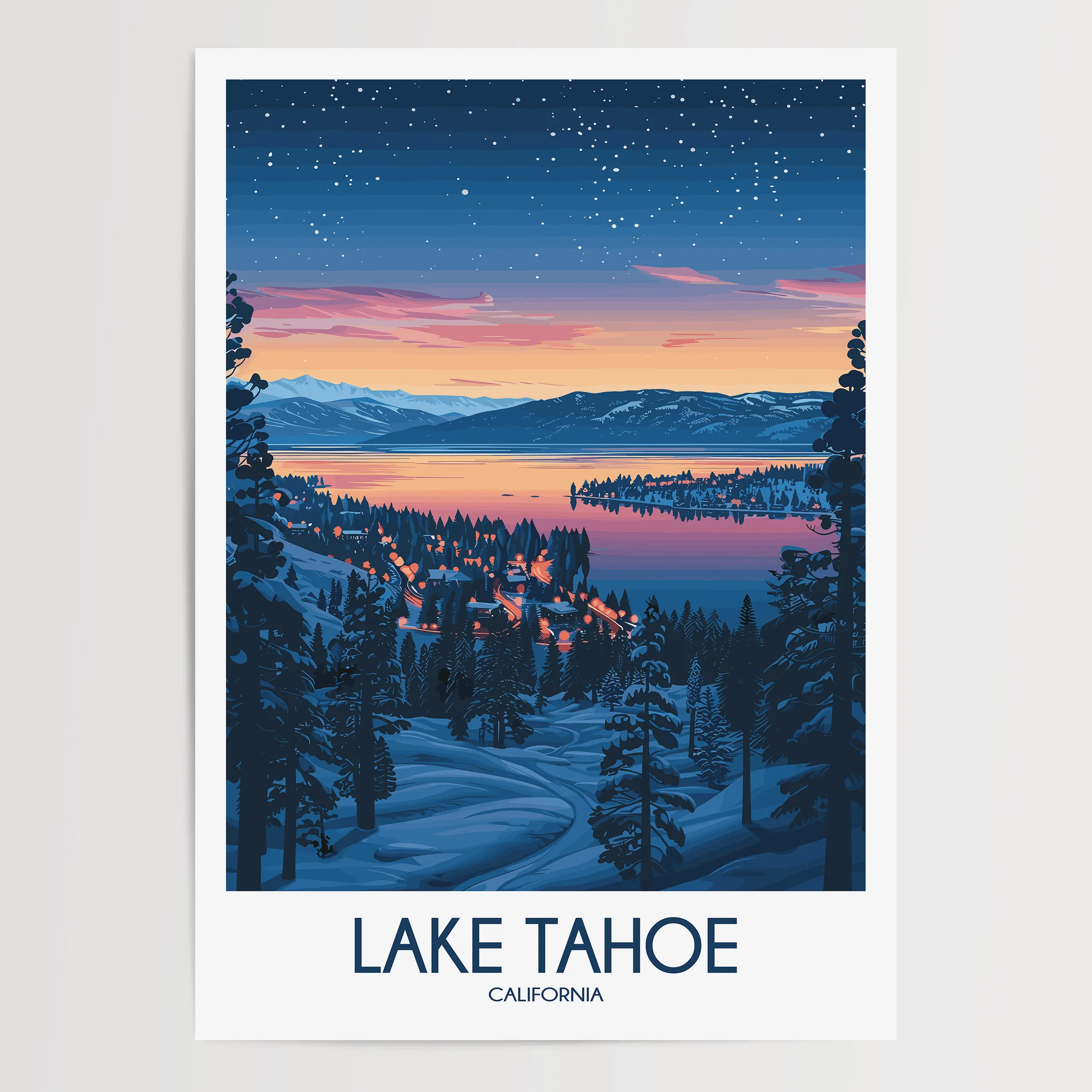 Lake Tahoe Gallery Quality Print