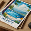 Lake Tahoe Minimalist Wall Art