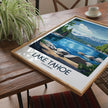 Lake Tahoe Modern Travel Poster