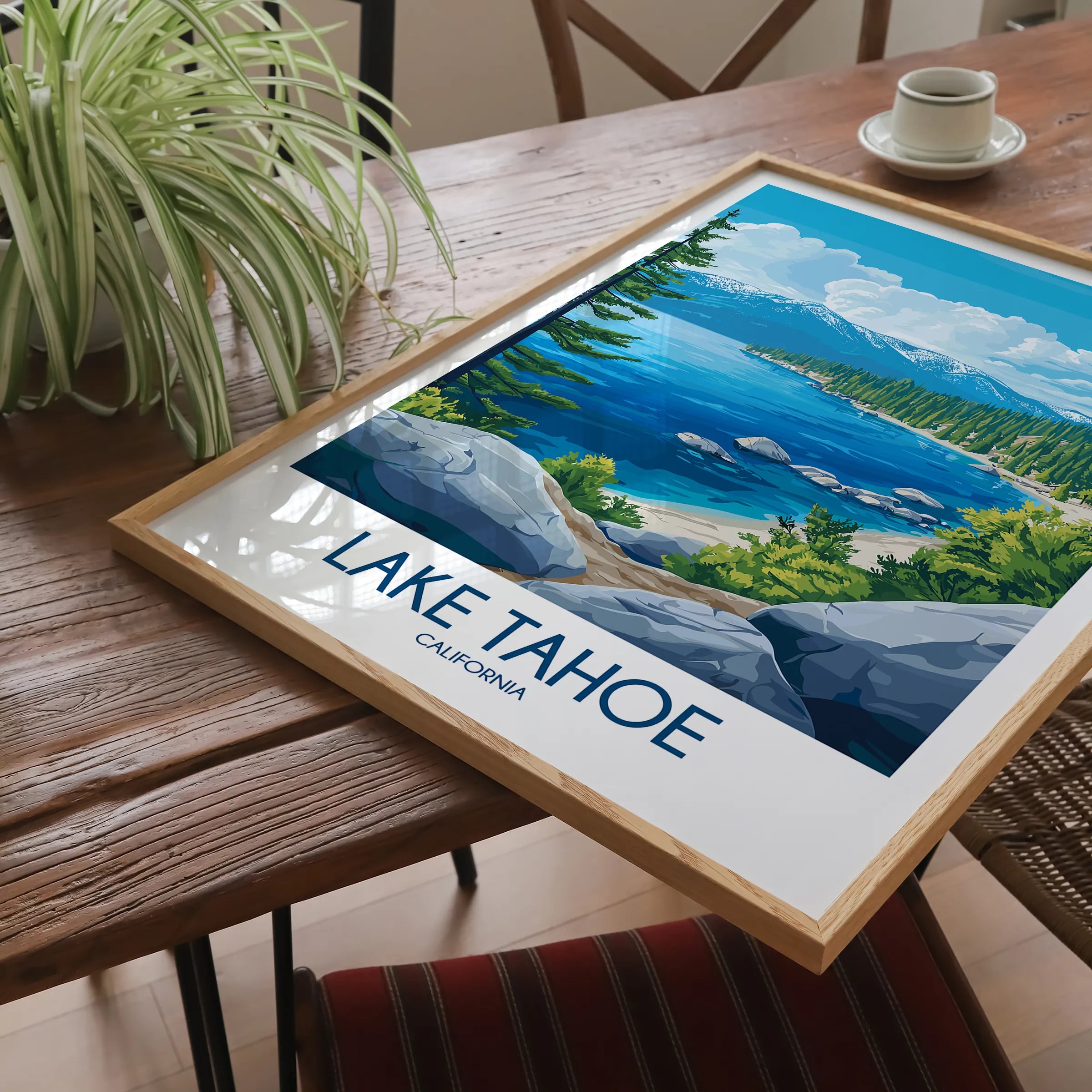 Lake Tahoe Scenic Landscape Art