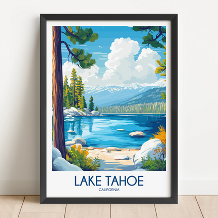 Lake Tahoe Scenic Landscape Art