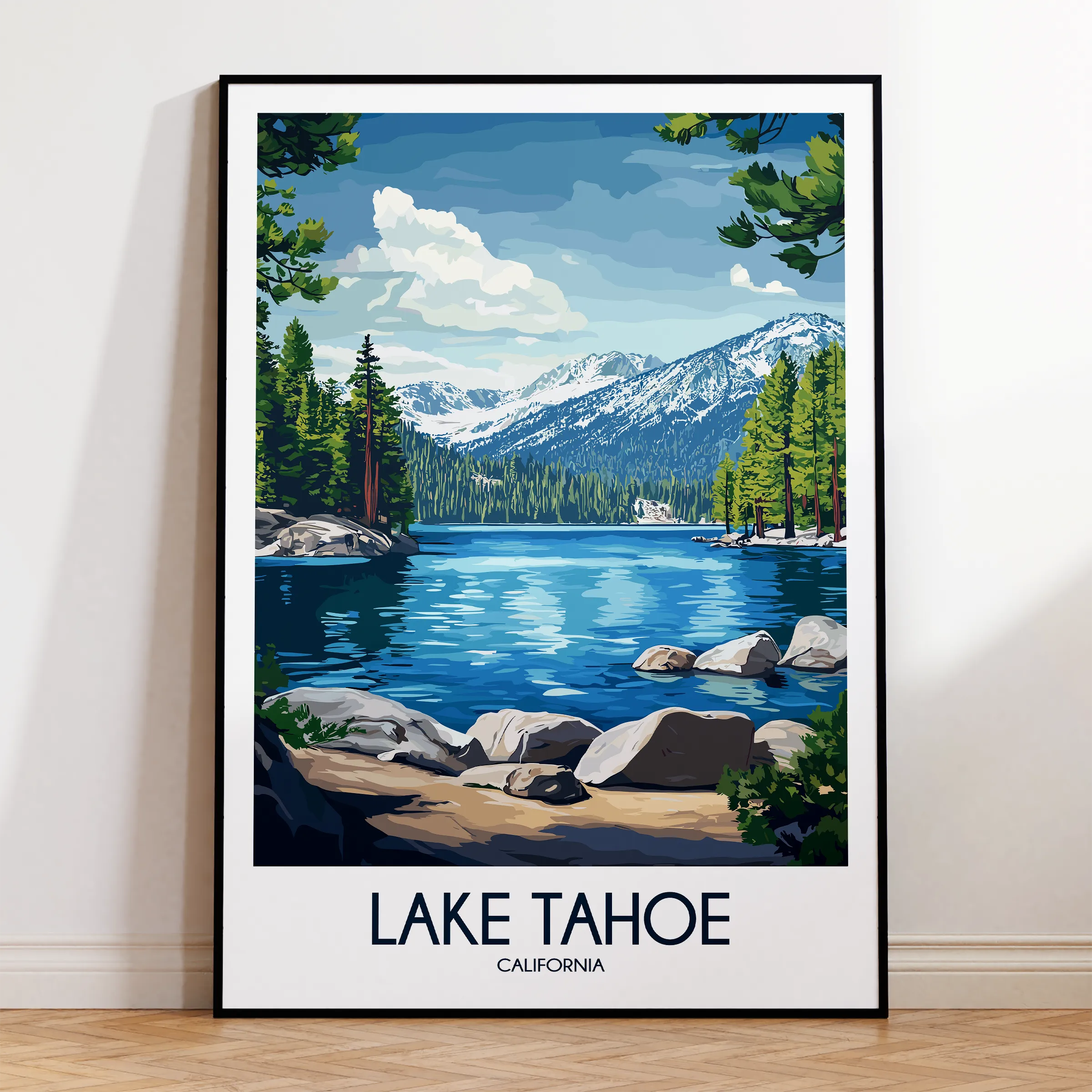 Lake Tahoe Scenic Landscape Art
