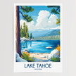 Lake Tahoe Souvenir Poster Print