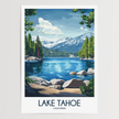Lake Tahoe Souvenir Poster Print