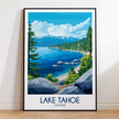 Lake Tahoe Souvenir Poster Print