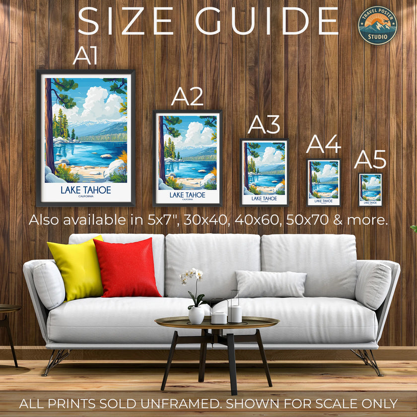 Lake Tahoe Travel Memory Gift