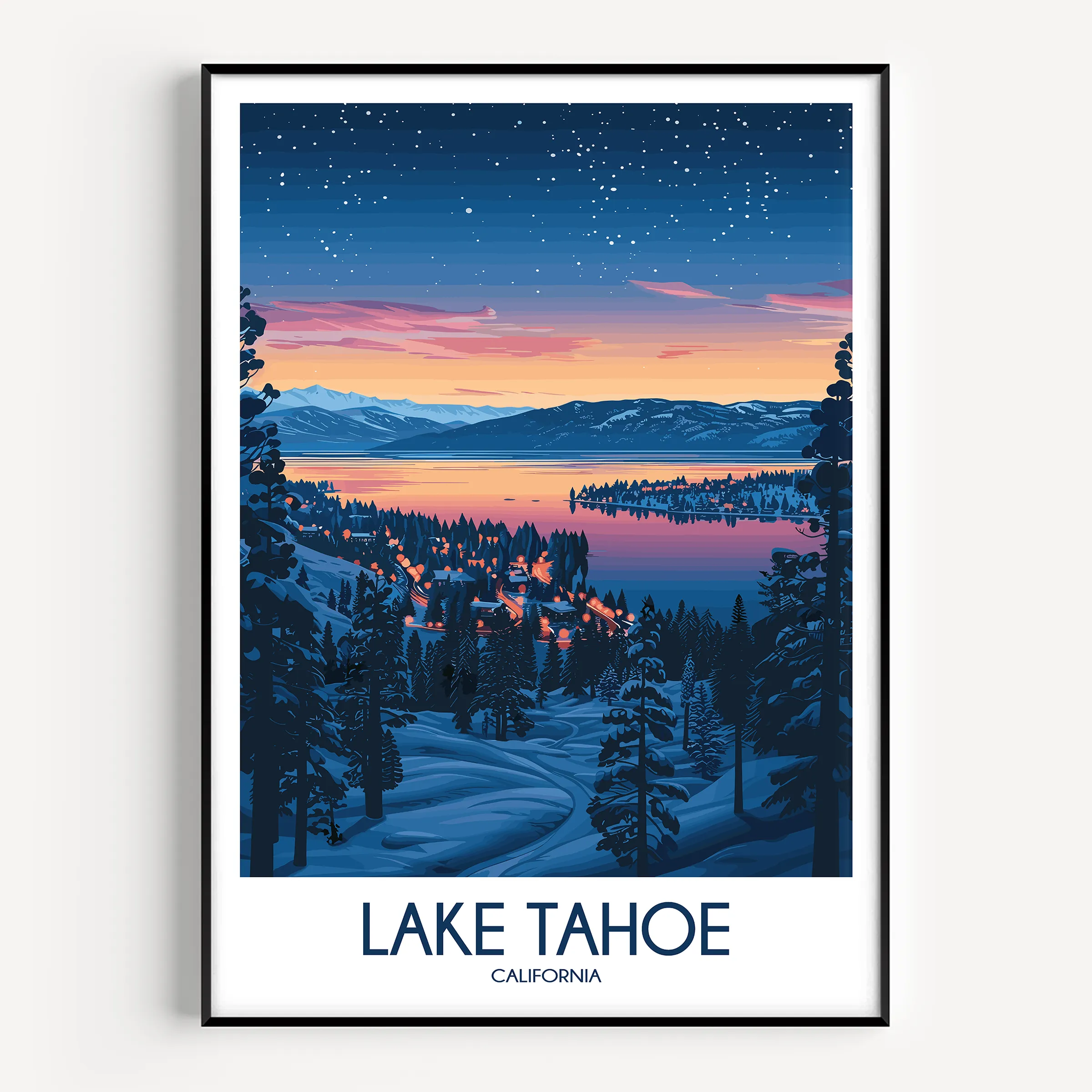 Lake Tahoe Travel Memory Gift