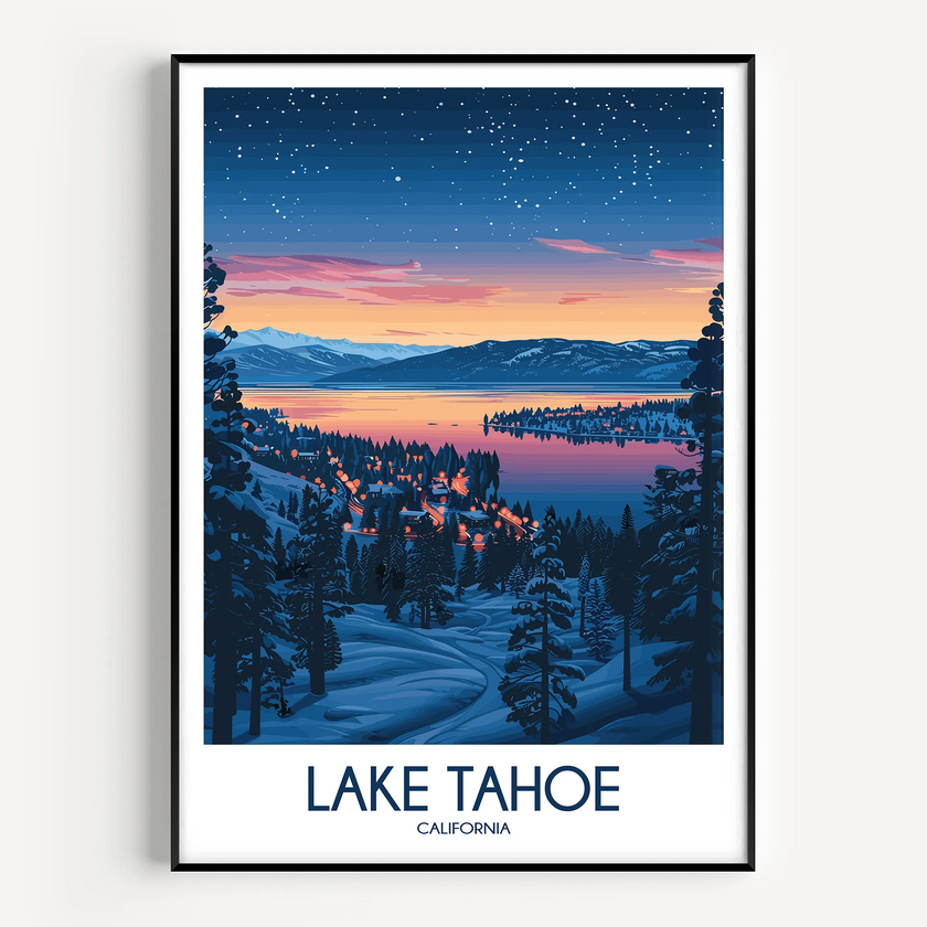 Lake Tahoe Travel Memory Gift