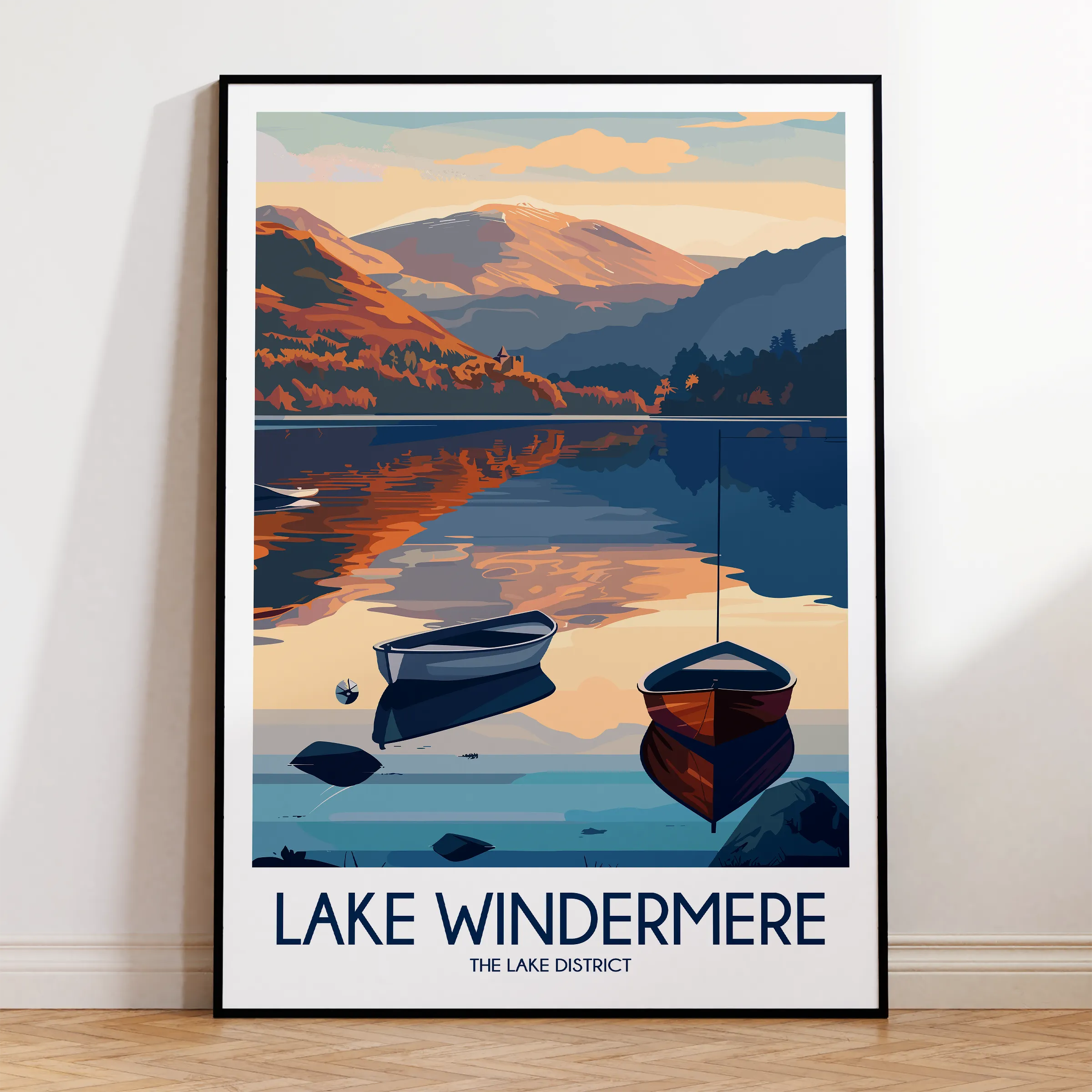 Lake Windermere Destination Art Gift