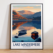 Lake Windermere Destination Art Gift