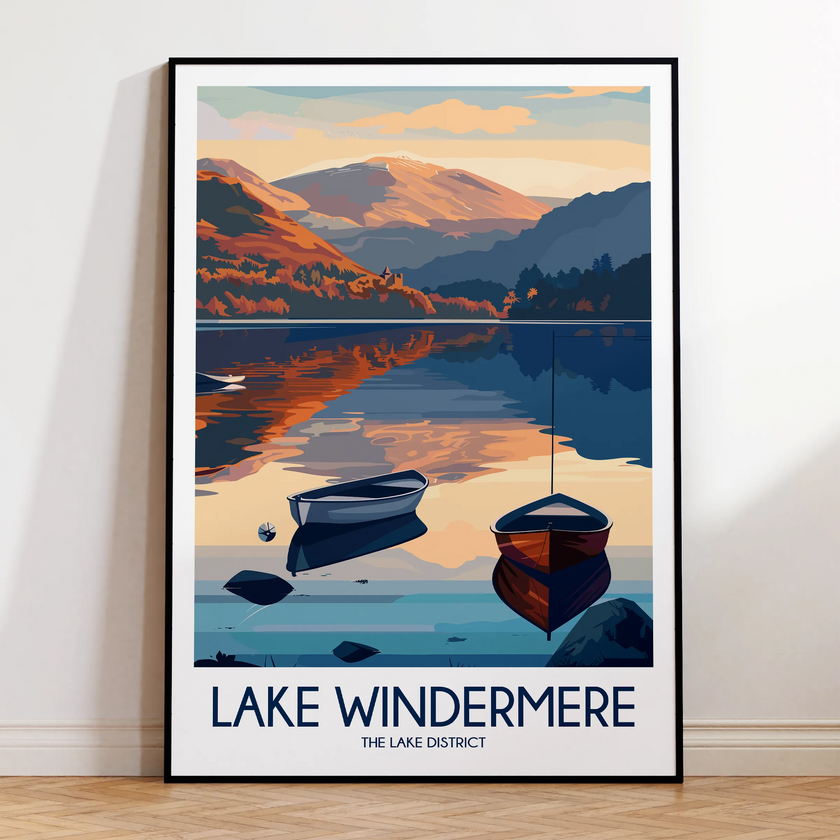 Lake Windermere Destination Art Gift