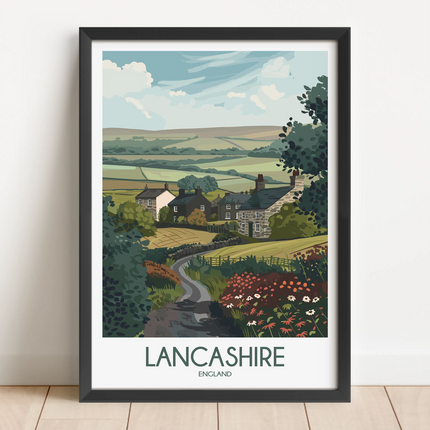 Lancashire Minimalist Wall Art
