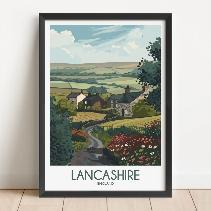 Lancashire Minimalist Wall Art