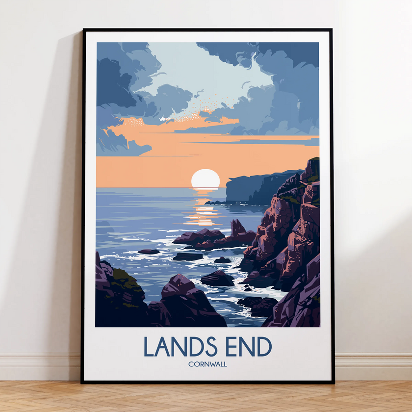 Lands End Vintage Style Print