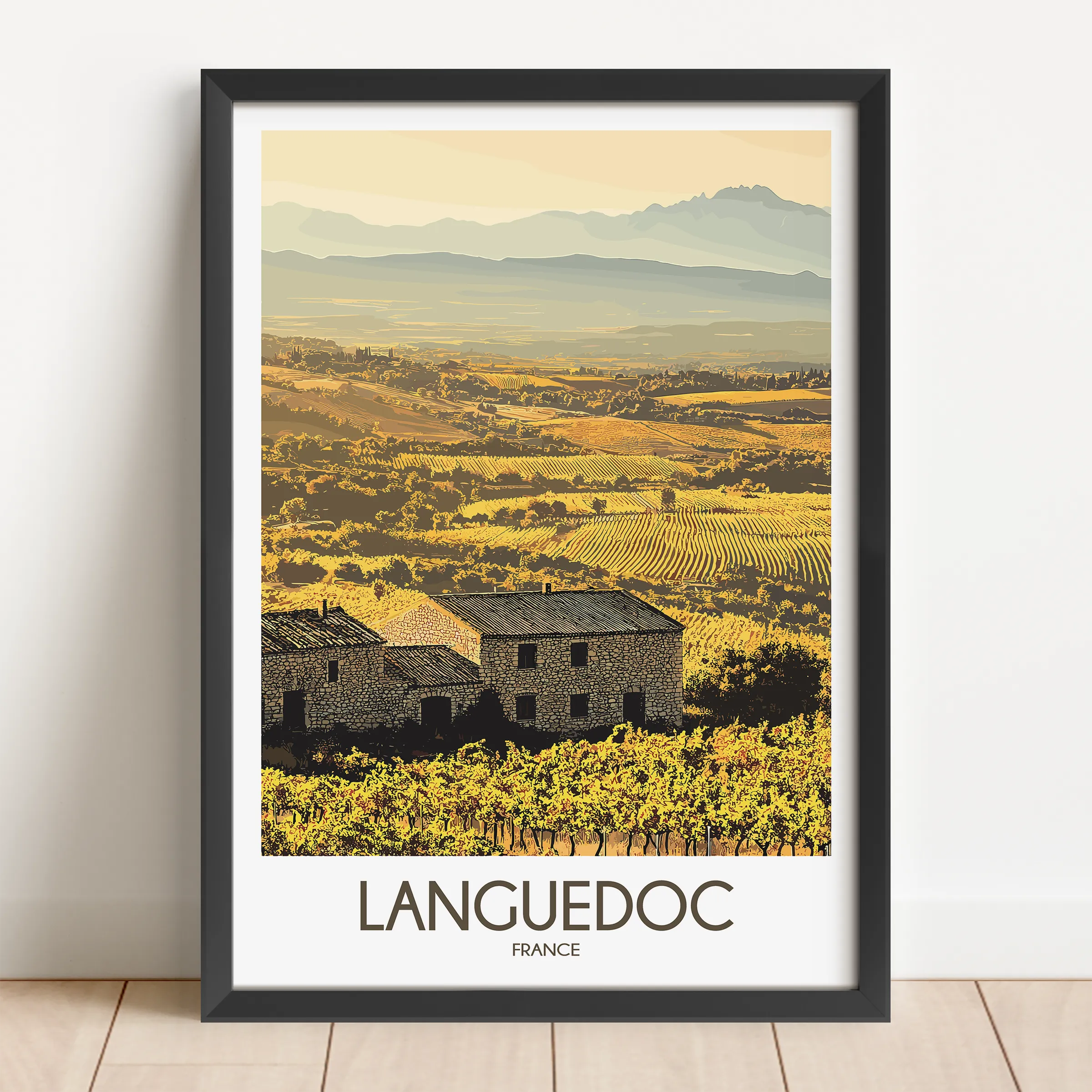 Languedoc Minimalist Wall Art