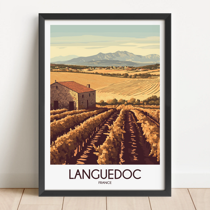 Languedoc Scenic Landscape Art