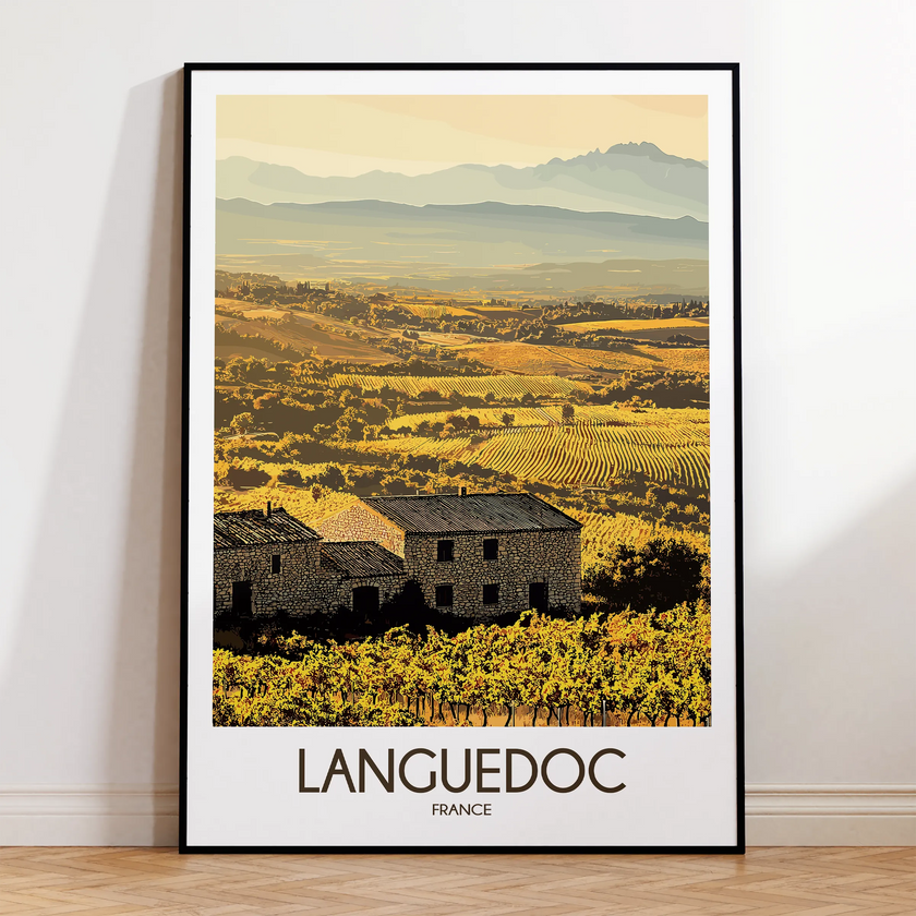 Languedoc Scenic Landscape Art