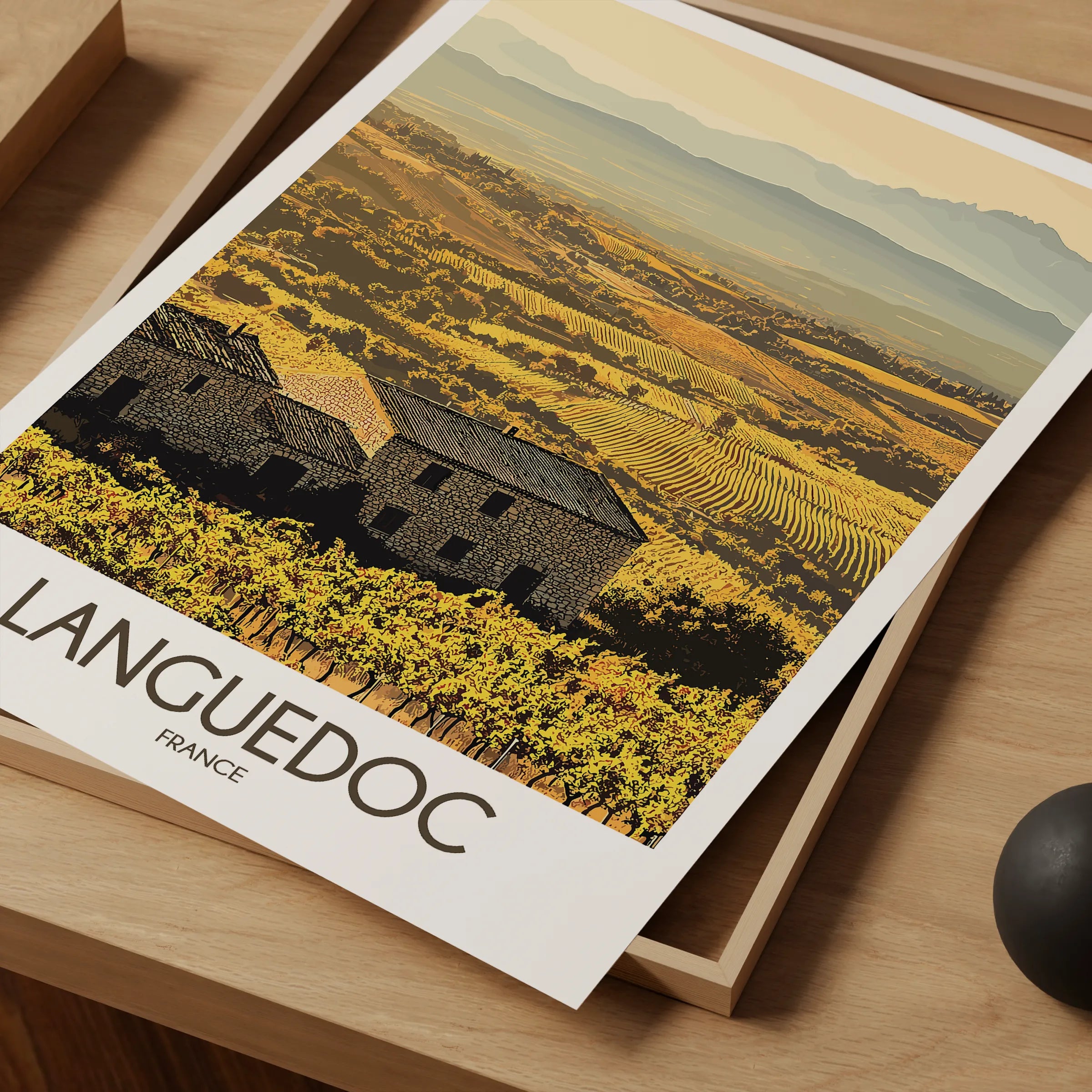 Languedoc Souvenir Poster Print