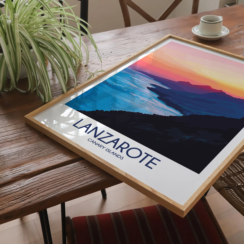 Lanzarote Destination Art Gift