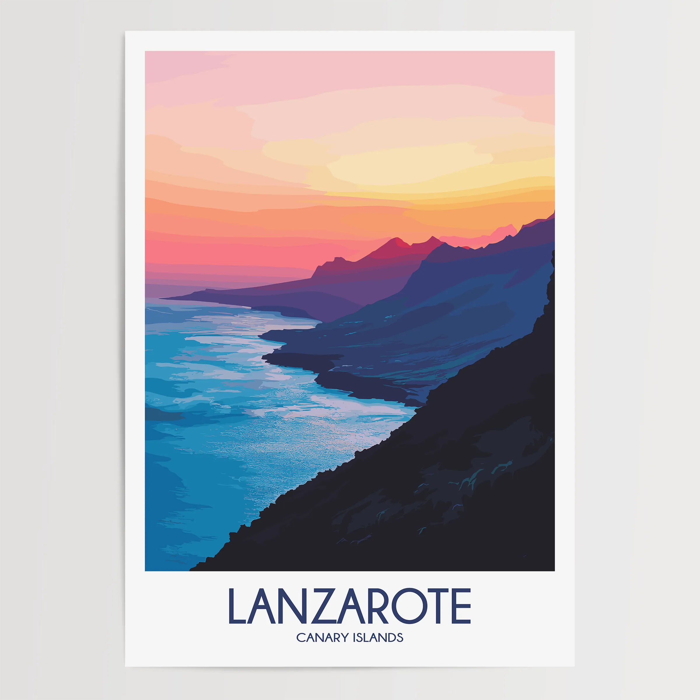 Lanzarote Minimalist Wall Art