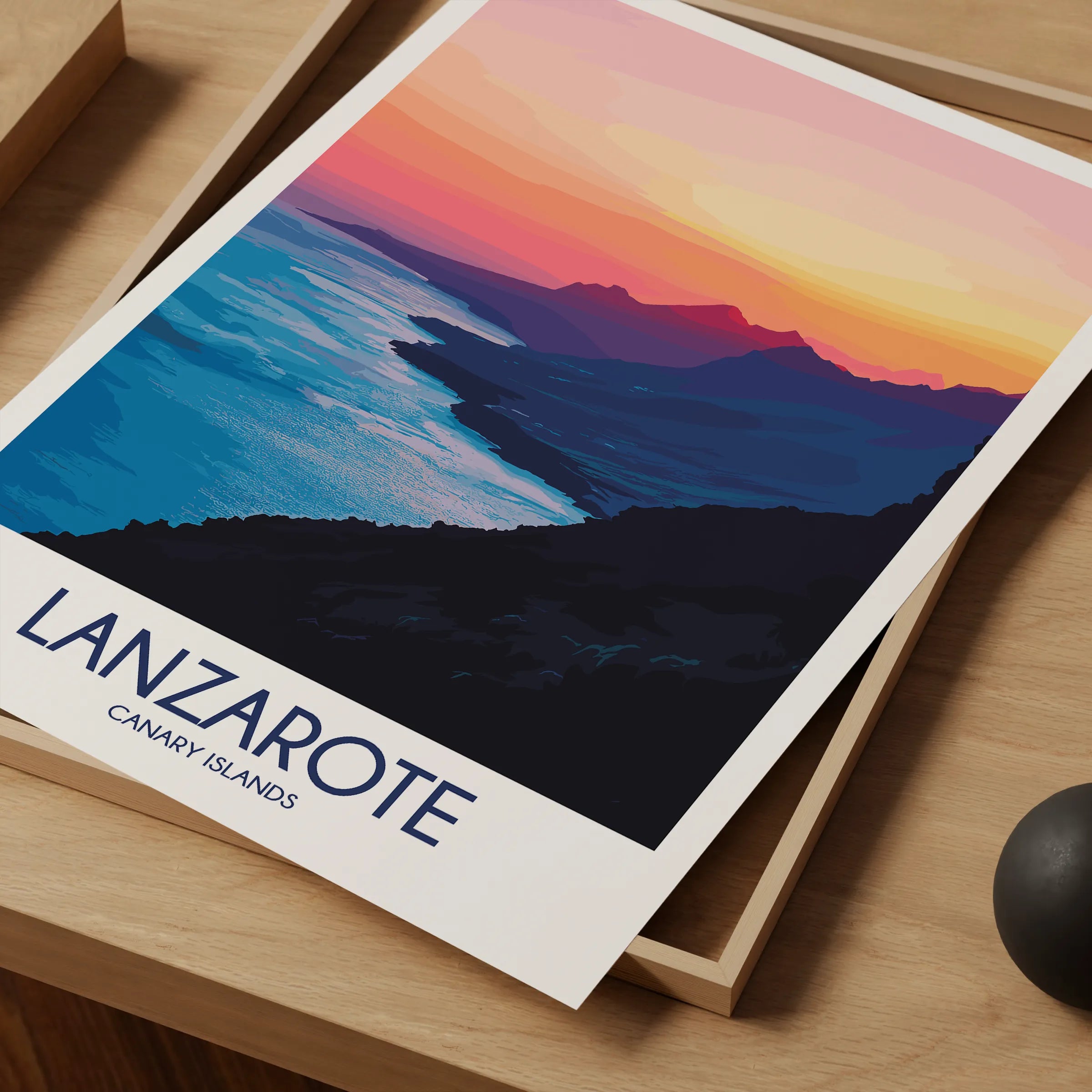 Lanzarote Souvenir Poster Print