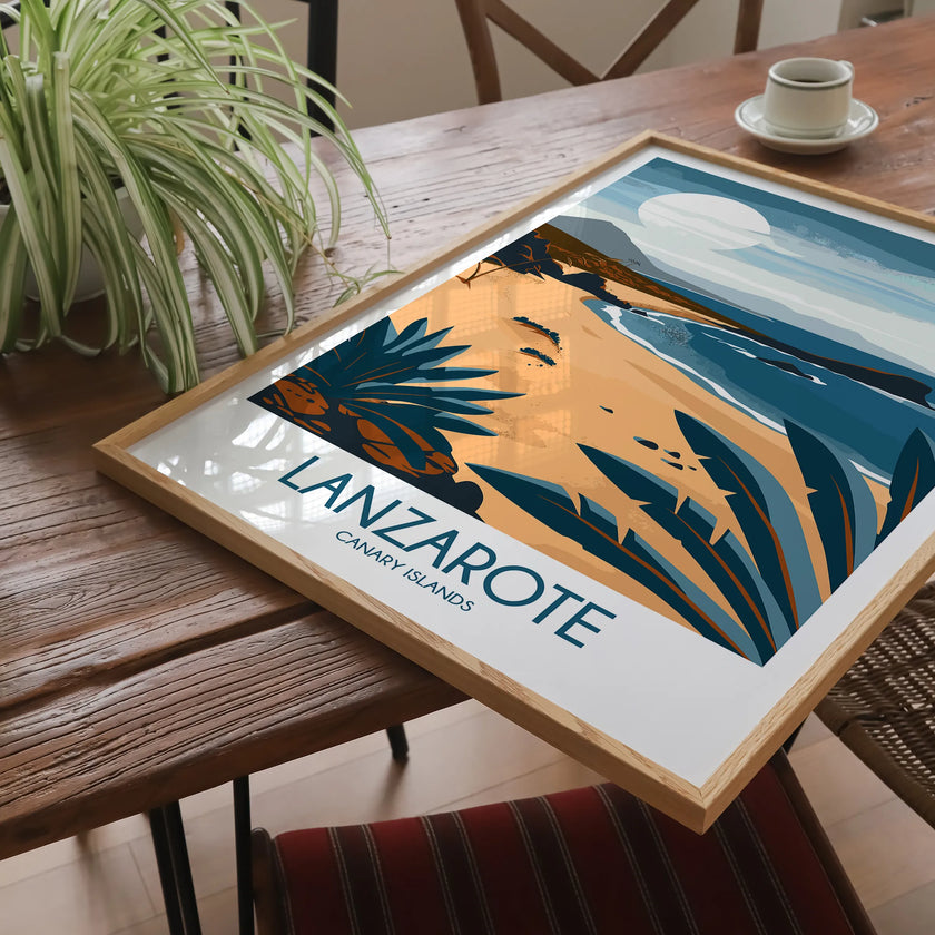 Lanzarote Souvenir Poster Print