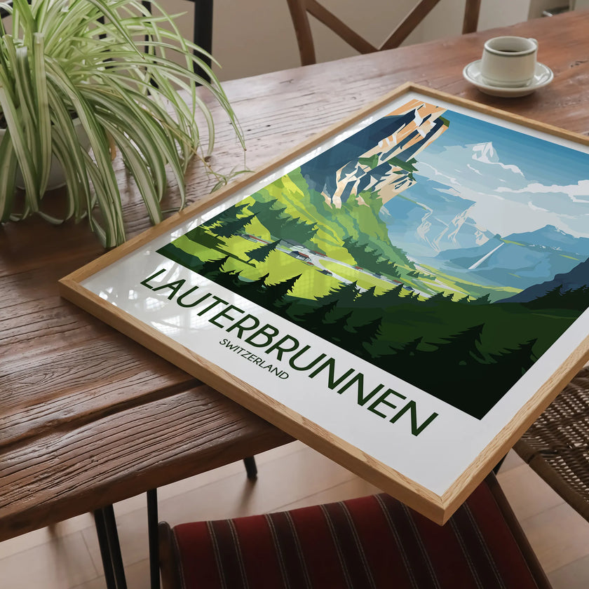 Lauterbrunnen Destination Art Gift