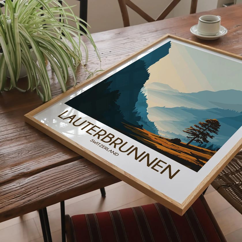 Lauterbrunnen Destination Art Gift