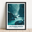 Lauterbrunnen Destination Art Gift
