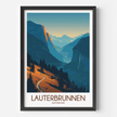 Lauterbrunnen Destination Art Gift