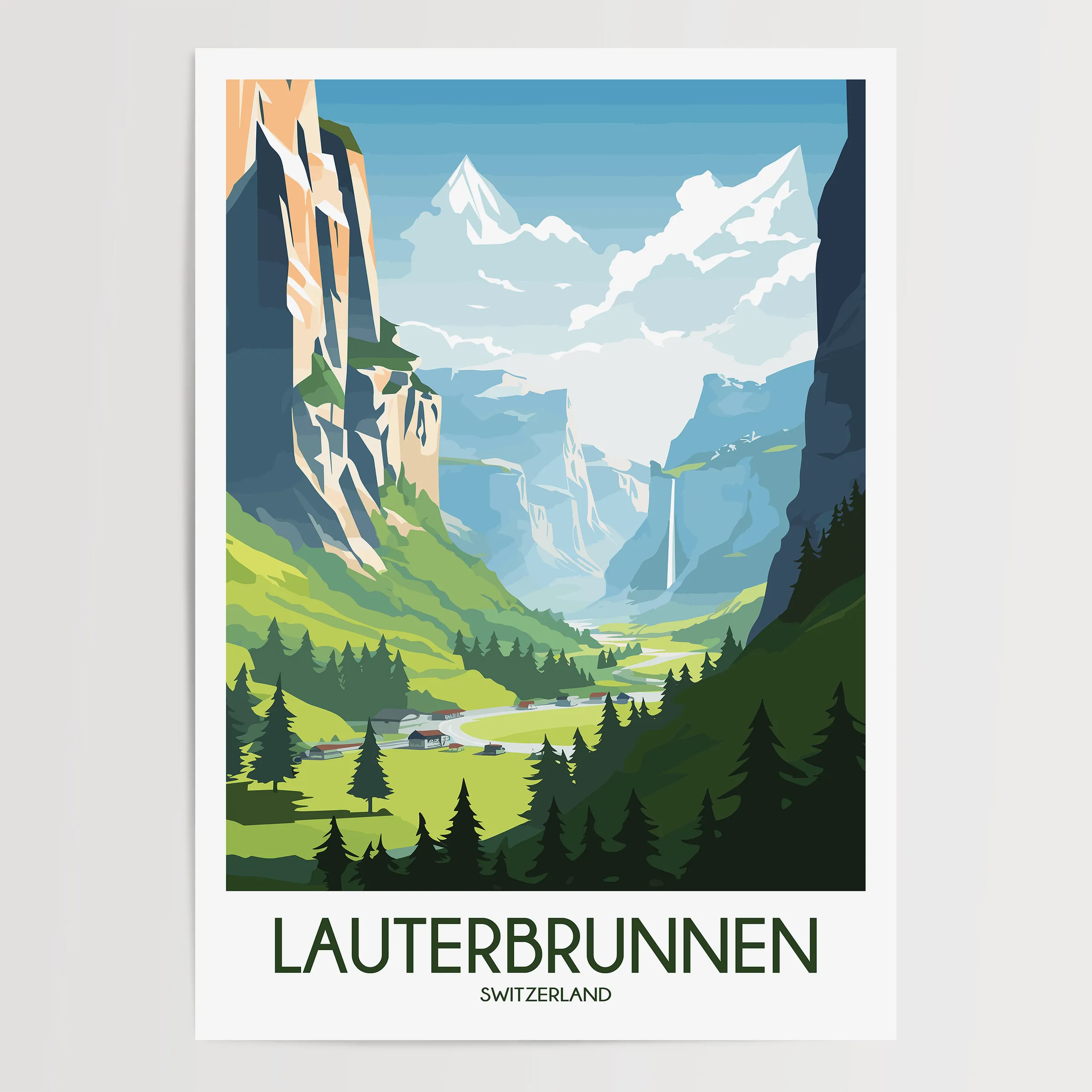 Lauterbrunnen Gallery Quality Print