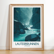 Lauterbrunnen Scenic Landscape Art