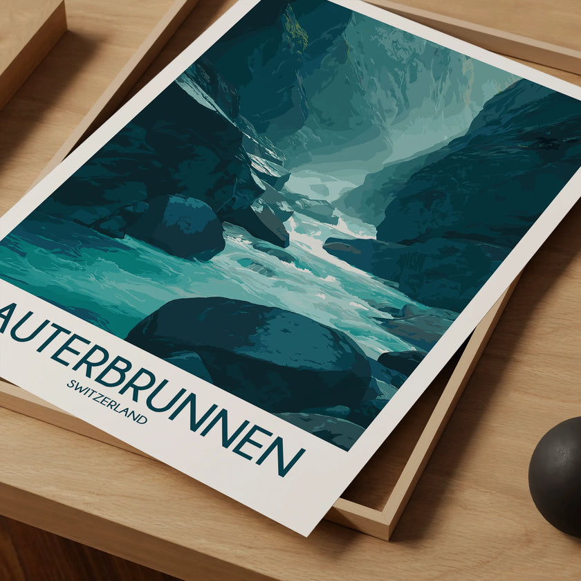 Lauterbrunnen Souvenir Poster Print
