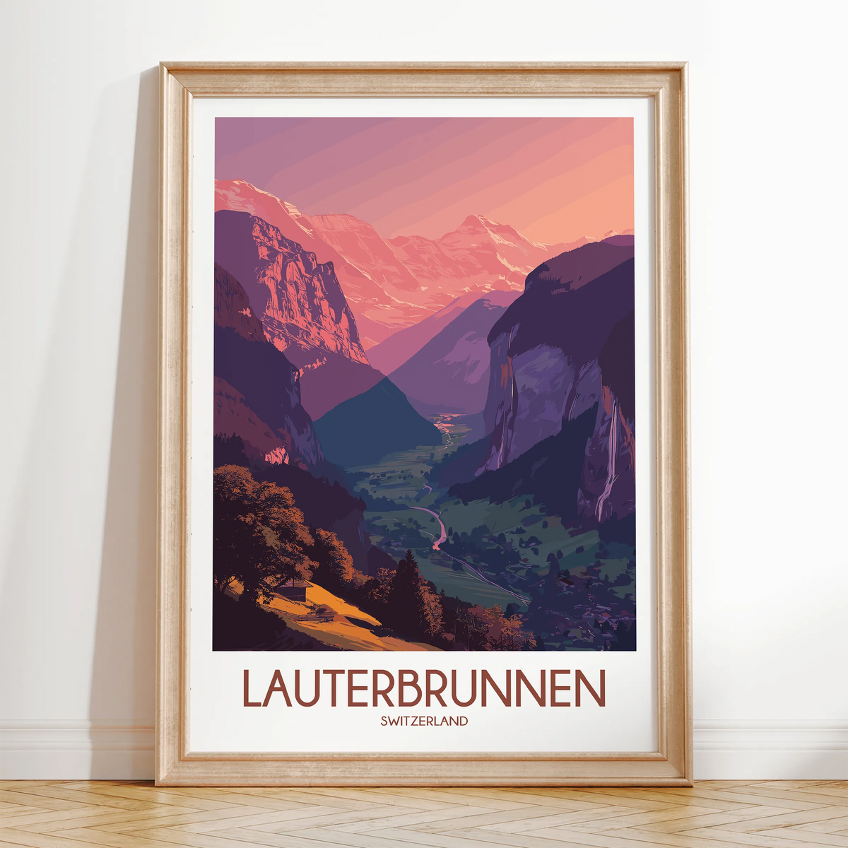 Lauterbrunnen Travel Memory Gift