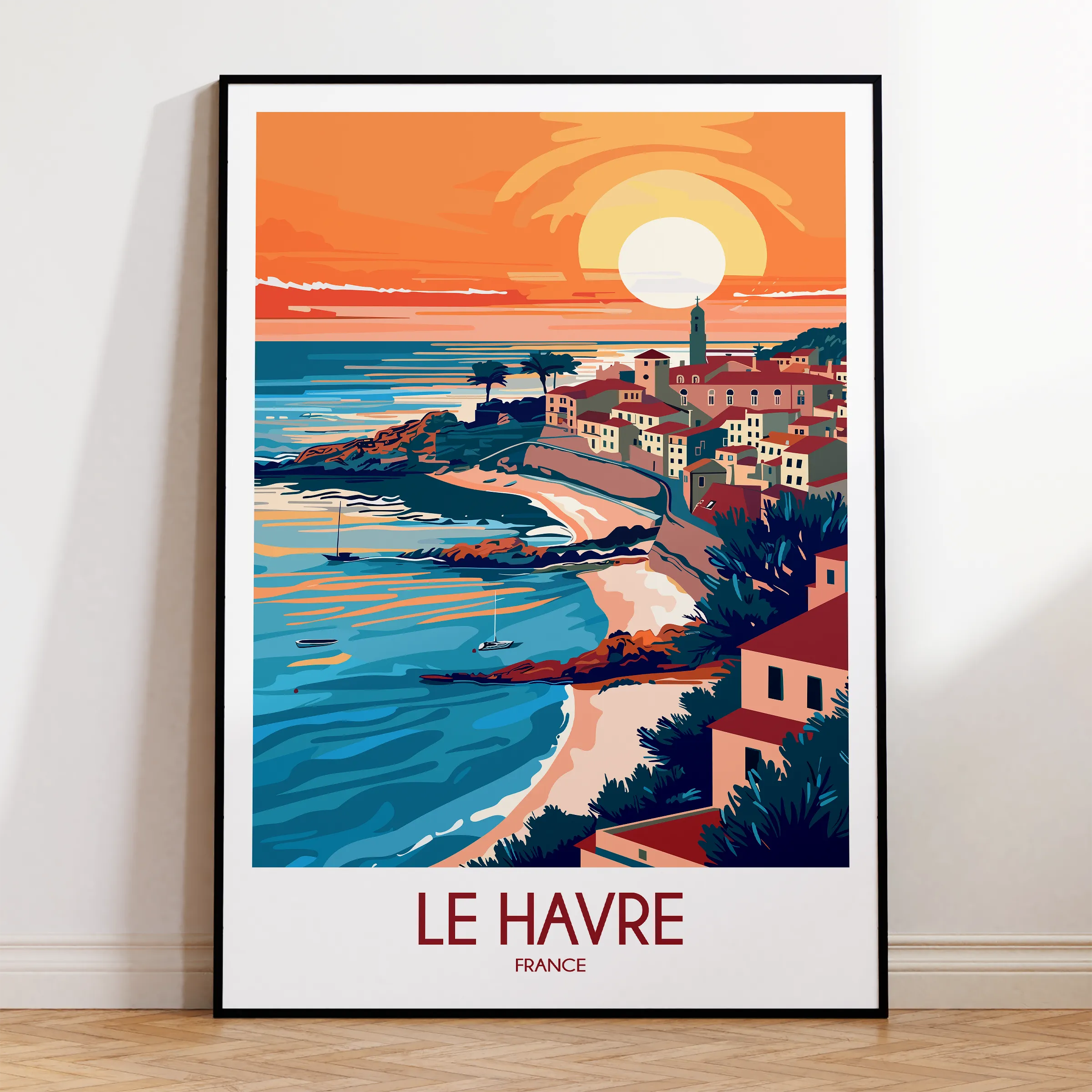 Le Havre Souvenir Poster Print