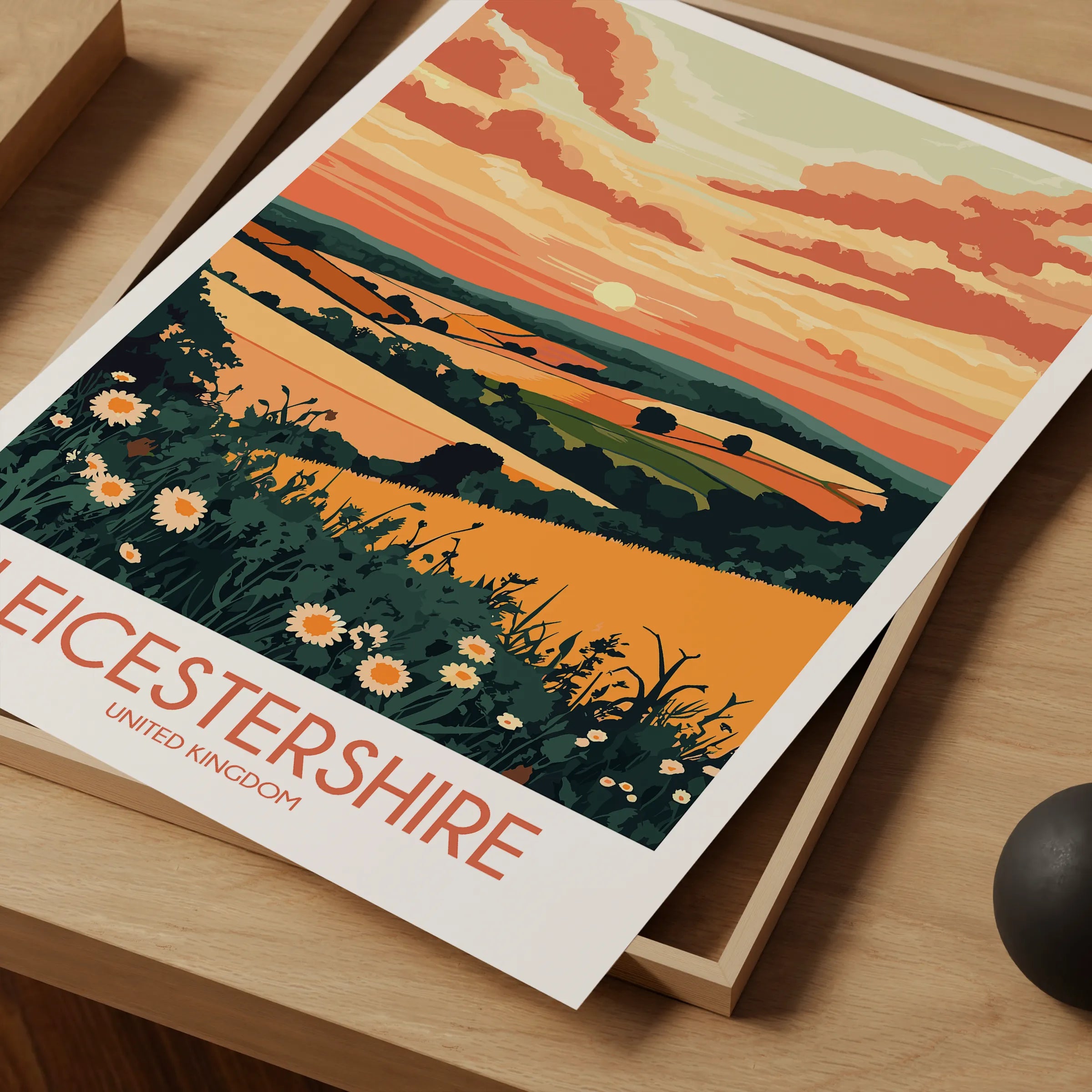 Leicestershire Souvenir Poster Print