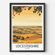Leicestershire Souvenir Poster Print