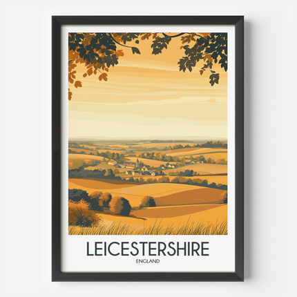 Leicestershire Souvenir Poster Print